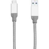 👉 Steel Verbatim Sync & Charge Stainless USB-C op USB-A 3.1 30 cm