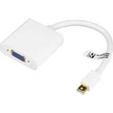 👉 DisplayPort wit Deltaco DP-VGA4-K 0.2m VGA (D-Sub) Mini video kabel adapter 7340004677802