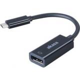 👉 DisplayPort zwart Akasa AK-CBCA05-15BK USB Type-C kabeladapter/verloopstukje 4710614537569