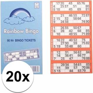 👉 Bingo spel active 20x kaartenblok