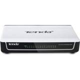 👉 Switch zwart wit Tenda S16 Unmanaged network Fast Ethernet (10/100) Zwart, netwerk-switch 6932849403558