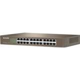 👉 Netwerk-switch beige Tenda TEF1024D Unmanaged Fast Ethernet (10/100) 6932849431155