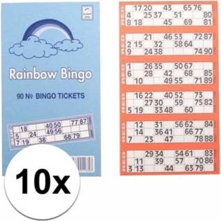 👉 Active 10x Bingokaarten 1-90