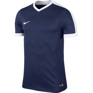 👉 Shirt marineblauw polyester unisex Striker IV Alle Sporten Nike T-Shirt - Navy