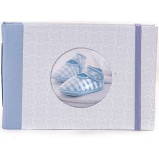 👉 Fotoboek blauw met elastiek als sluiting