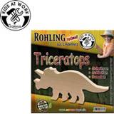 👉 Zie beschrijving active kinderen Kids at work snijhout vorm - triceratops 4047542607089