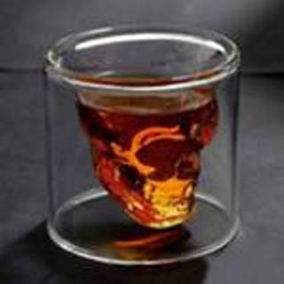 👉 Borrelglas Doomed Designer Schedel Skull Shot Glas 250ml 7432236251254