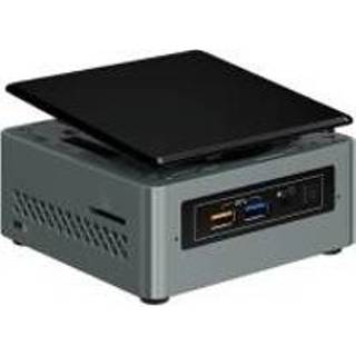 👉 Zwart grijs Intel NUC6CAYH BGA 1296 1.50GHz J3455 Zwart,