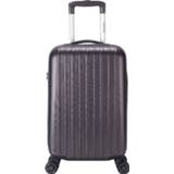 👉 Handbagagetrolley anthracite ABS TSA slot Decent Tranporto-One grijs Handbagage Trolley 55 8717524858612