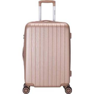 👉 Kofferset roze TSA slot zalmkleurig ABS Decent Tranporto-One 3-Delige Salmon Pink 8717524858728