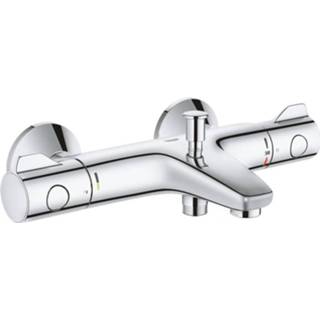 👉 Badkraan chroom unisex Grohe Grohtherm 800 thermostatische wandmontage, 4005176310157