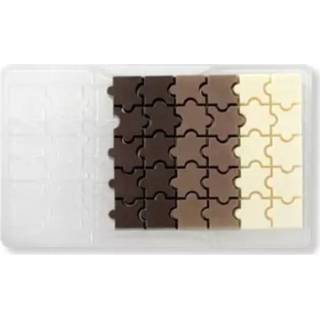 👉 Chocolade mal kunststof transparant Puzzel - Decora 8024622054830