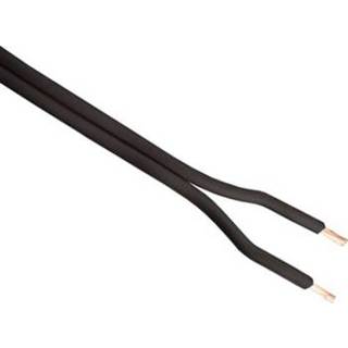 👉 Tweelingsnoer PVC zwart soepel Q-Link 2x0.75 10m 8711332084775