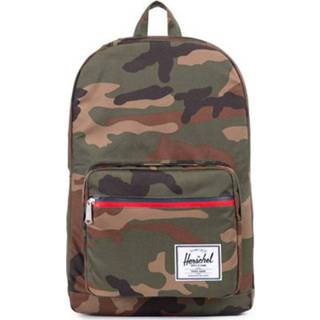 👉 Rugzak polyester donkergroen Herschel Pop Quiz Woodland Camo/ Multi Zip