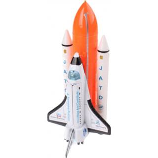 👉 Wit kunststof Johntoy Space Shuttle Met Licht En Geluid 20 Cm 8711866260270
