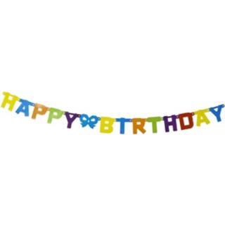 👉 Slinger karton multikleur Eddy Toys Happy Birthday 146 Cm 8711252565880