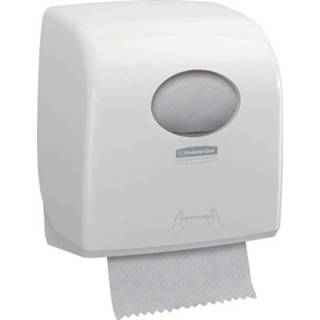 👉 Wit Kimberly Clark handdoekroldispenser Aquarius, voor navullingen Slimrol, kleur: 5033848038626