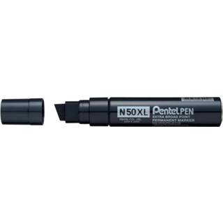 👉 Permanent marker zwart Pentel Pen N50, brede punt,