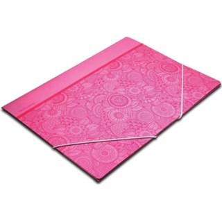 👉 Roze mannen Pergamy Mandala elastomap met kleppen, ft A4, 8435506903470