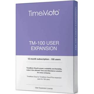 👉 Safescan TimeMoto Cloud User Expansion pakket, 100 gebruikers 8717496336231
