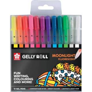 👉 Etui Sakura roller Gelly Roll Moonlight, met 12 stuks in geassorteerde kleuren 8712079395711
