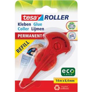 👉 Lijmroller Tesa Roller navulling permanent ecoLogo, ft 8,4 mm x 14 m, op blister 4042448110886