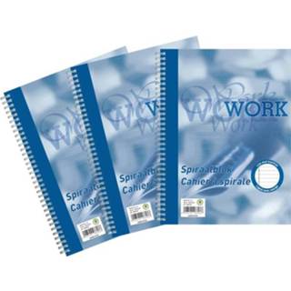 👉 Work, spiraalschrift, ft A4, 70 g, gelijnd, 200 bladzijden 4006144966086