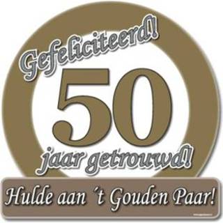 👉 Bord small active Jubileum borden 50 jaar getrouwd