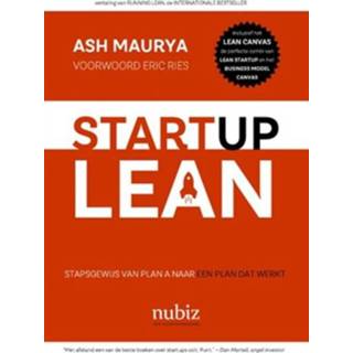 👉 Boek Startup Lean - Ash Maurya (9492790076) 9789492790071