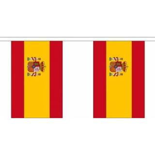 👉 Landenversiering Spanje vlaggenlijn 3 m