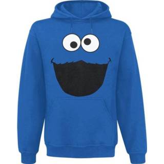 👉 Trui blauw Royal Blue l male Sesame Street Monster met capuchon 4044583167053