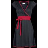 👉 Dress zwart rood zwart-rood XL vrouwen Innocent Hana Jurk 5081944326192