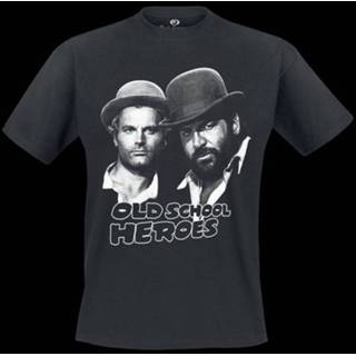 👉 Spencer zwart s male Bud Oldschool Heroes T-shirt 4260456250961