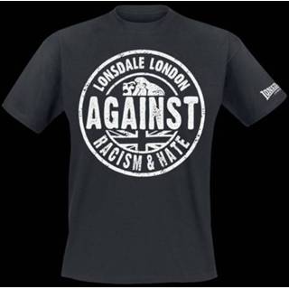 👉 Shirt zwart m male Lonsdale London Against Racism T-shirt 4250206382349