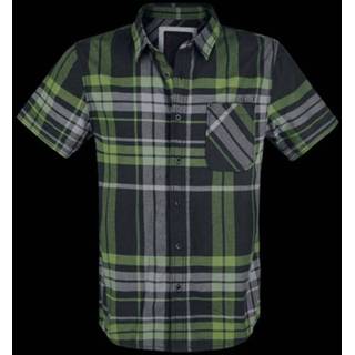 👉 Overhemd zwart grijs groen zwart-grijs-groen l male Brandit Mike Checkshirt 4051773080115