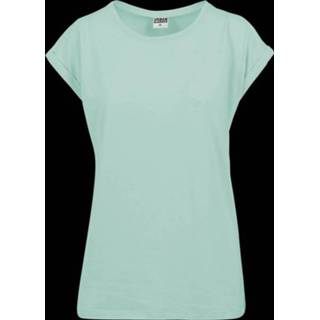 Shirt vrouwen meisjes Urban Classics Ladies Extended Shoulder Tee Girls mint 4053838258590