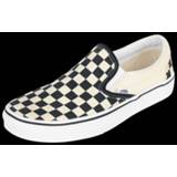 👉 Sneakers zwart wit zwart-gebroken unisex Vans Classic Slip On Checkerboard