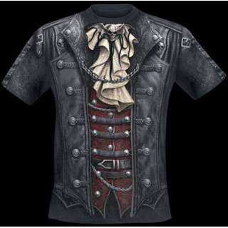 👉 Shirt zwart male Spiral Goth Wrap T-shirt 5055800601440