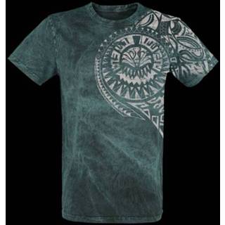 👉 Tattoo blauw XXL male Outer Vision Burned T-shirt 4060587005177