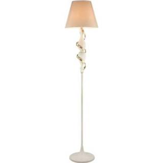 👉 Vloerlamp goudkleurig Intreccio - met detail