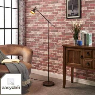 👉 Vloerlamp goud Easydim LED Zera, roestkleuren en