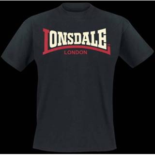 👉 Shirt zwart m male Lonsdale London Two Tone T-shirt 4250206358702