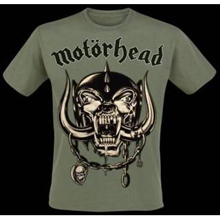 👉 Shirt donkergroen olijf motörhead m male Army Green Warpig T-shirt 4031417186038