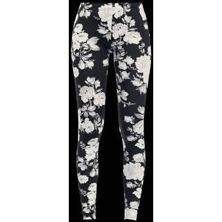 👉 Legging zwart m vrouwen Urban Classics Ladies Flower Leggings 4053838076637