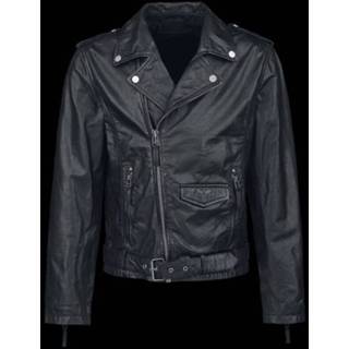 👉 Lederen jas zwart leather m male Black Premium by EMP Skull Jacket 4047355878072