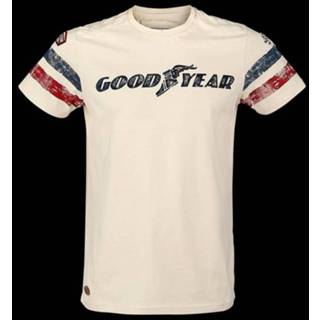 👉 Shirt beige male Goodyear Grand Bend T-shirt 4250819153718