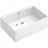 👉 Wit Villeroy & Boch O.novo gootsteen 50x40cm, 4022693021984