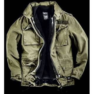 👉 Zwart olijf l male Black Premium by EMP Army Field Jacket Jas 4031417476900