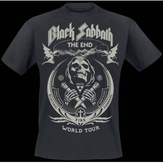 👉 Reaper zwart Black Sabbath male The End Grim T-shirt 5054190328265