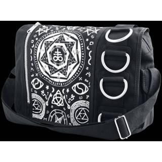 👉 Schoudertas zwart standard unisex Banned Pentagram 5060371865986